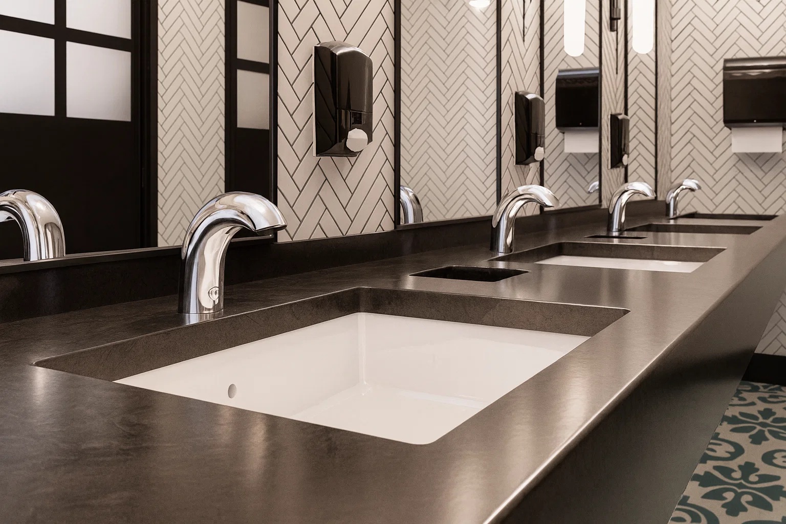 Hospital restroom installation design